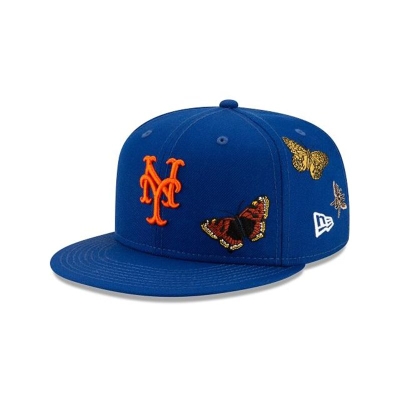 New York Mets Gorra | New Era MLB X Felt 59fifty Fitted Cap Mexico - Azules